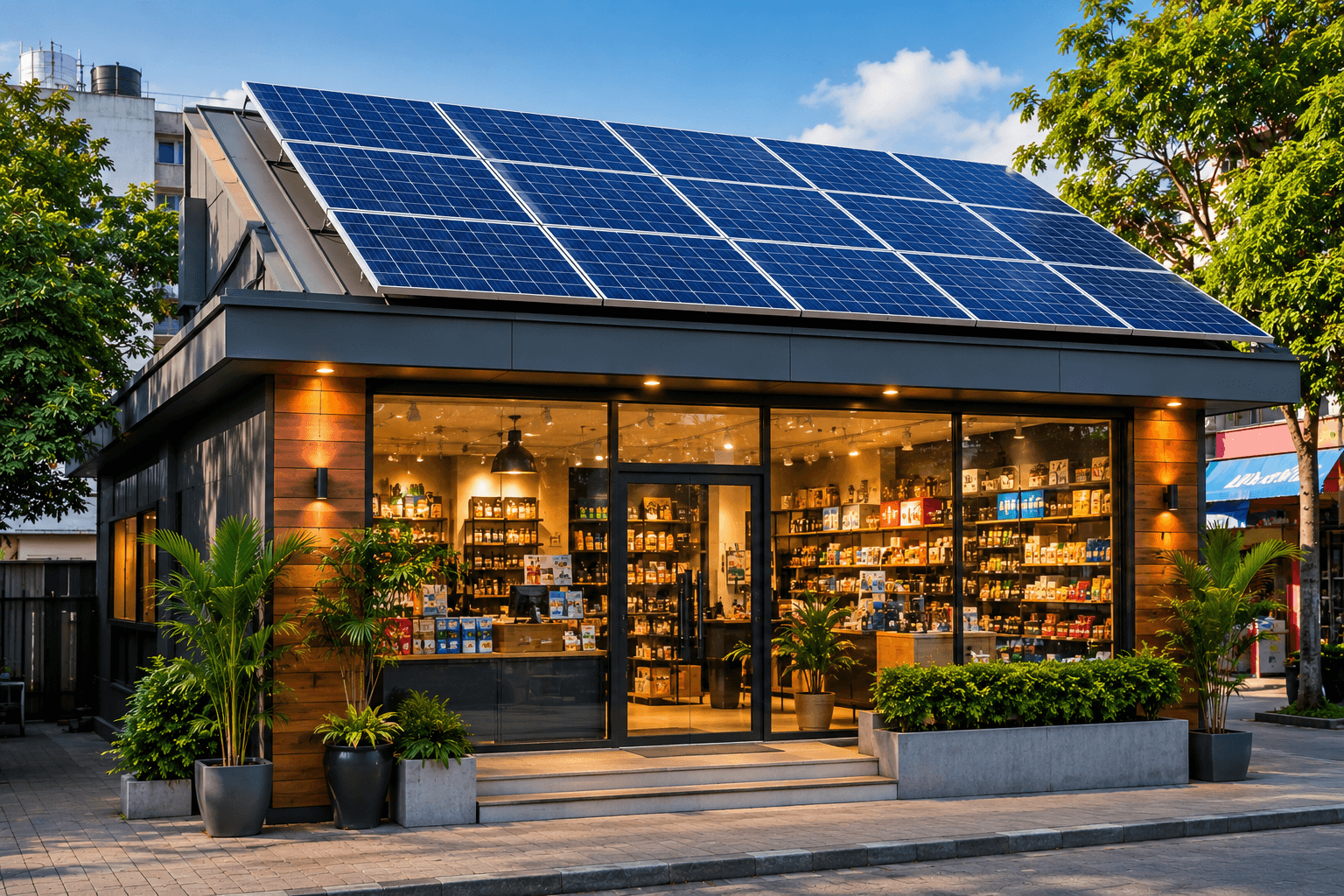 Shop & Showroom Solar System