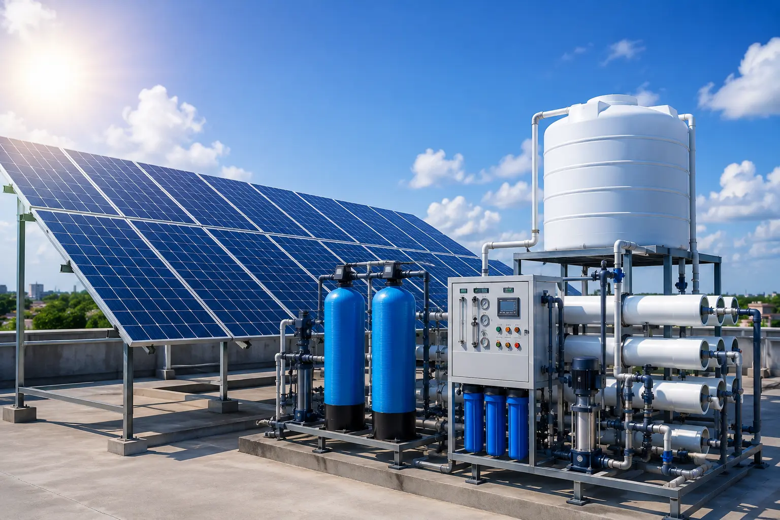 RO Water Plant Solar System